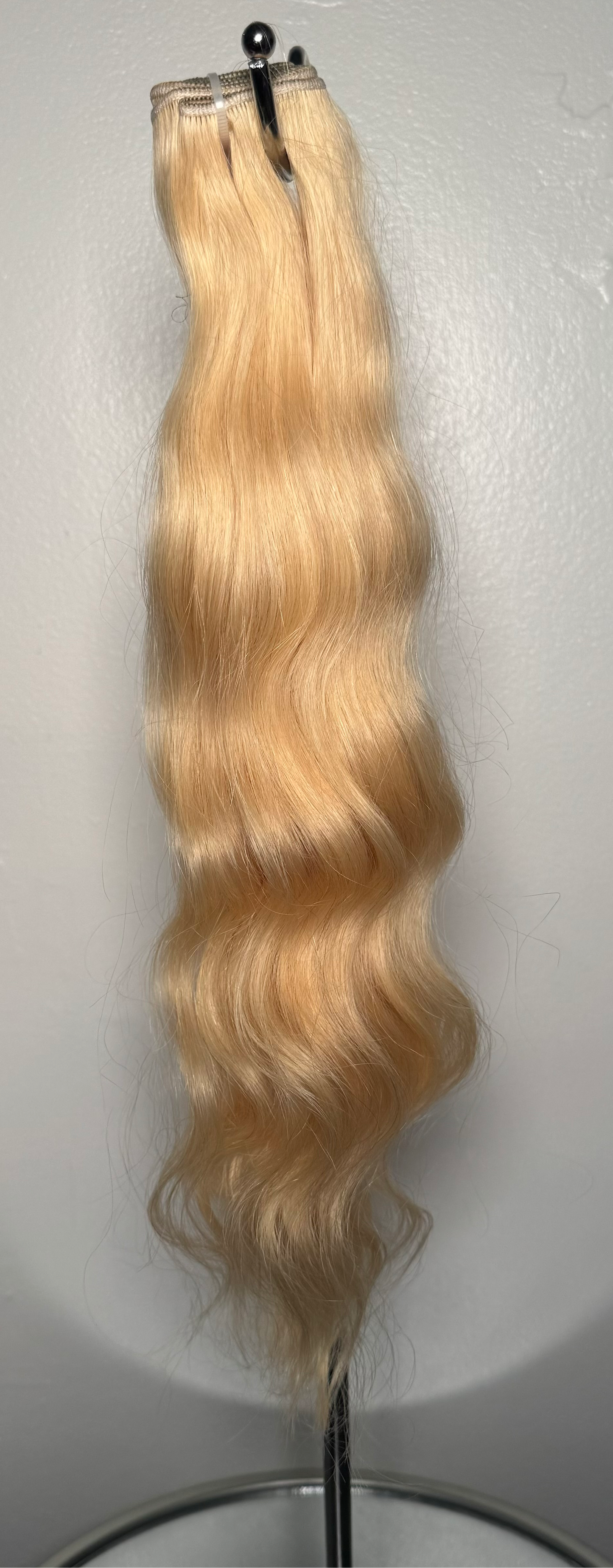 613 Blonde Wavy and Straight Raw Hair Bundles.